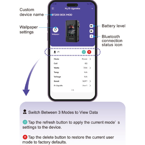 Application mobile Lost Vape
